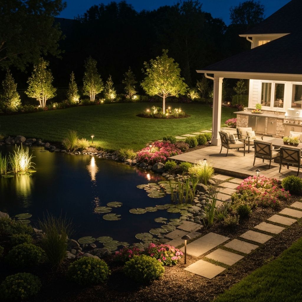 Landscape Lighting - After