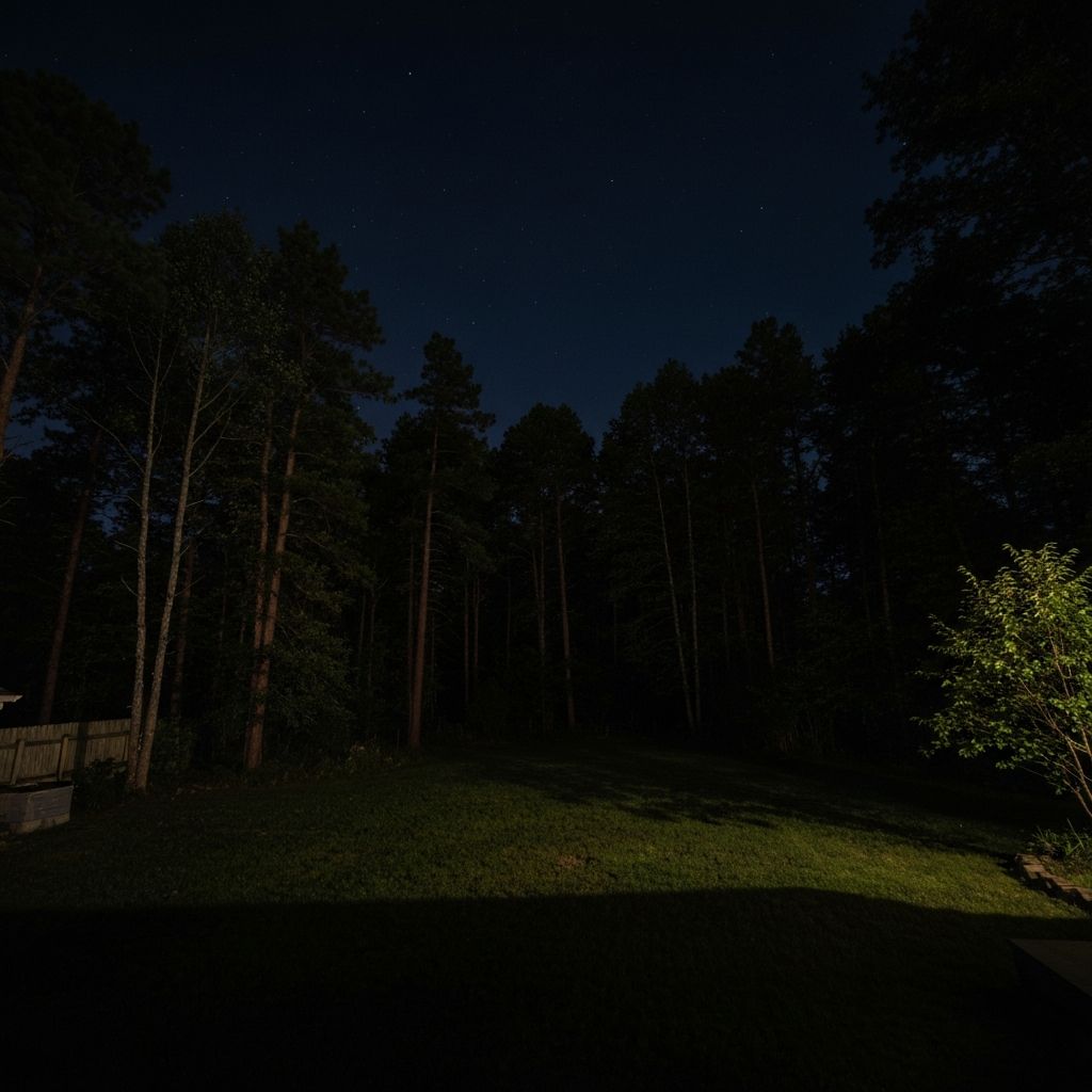 Landscape Lighting - Before